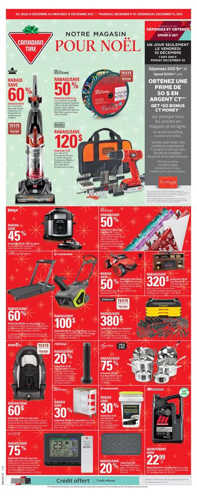 Canadian Tire (QC) Flyer December 9 to 15