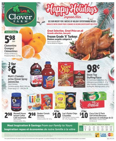 Clover Farm Flyer December 9 to 15