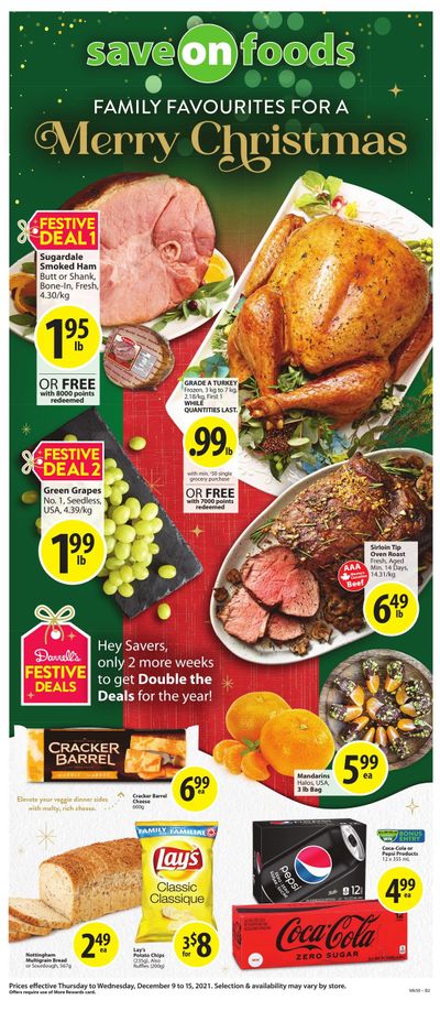 Save on Foods (AB) Flyer December 9 to 15