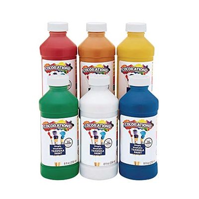 Colorations SWTPACK Simply Washable Tempera 8 oz. (Pack of 6) $17.77 (Reg $23.53)