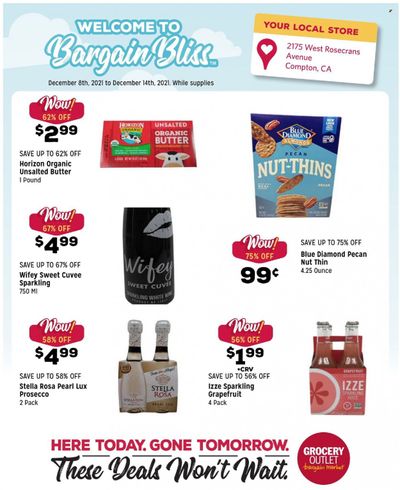 Grocery Outlet (CA, ID, OR, PA, WA) Weekly Ad Flyer December 8 to December 15