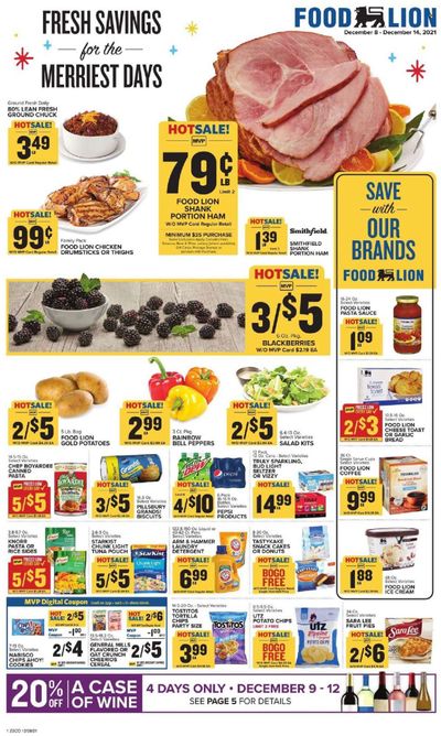 Food Lion (SC) Weekly Ad Flyer December 8 to December 15