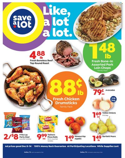 Save a Lot Weekly Ad Flyer December 8 to December 15