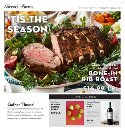 Bristol Farms (CA) Weekly Ad Flyer December 8 to December 15