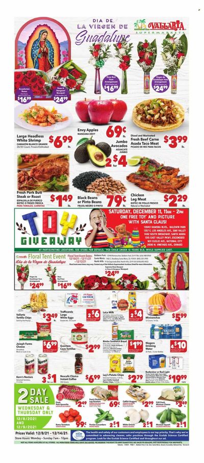 Vallarta (CA) Weekly Ad Flyer December 8 to December 15
