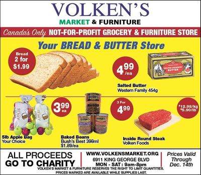 Volken's Market & Furniture Flyer December 8 to 14