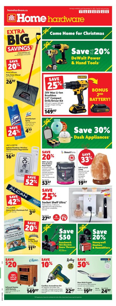 Home Hardware (BC) Flyer December 9 to 15