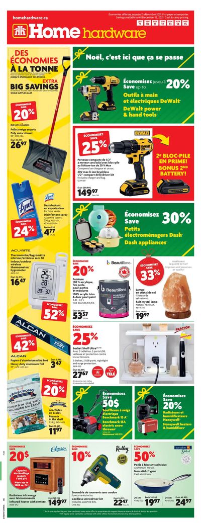 Home Hardware (QC) Flyer December 9 to 15