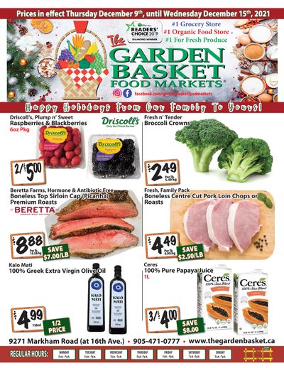 The Garden Basket Flyer December 9 to 15