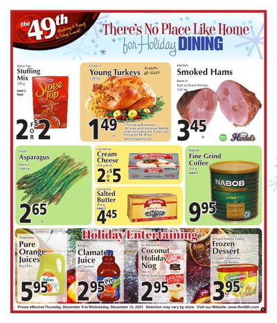 The 49th Parallel Grocery Flyer December 9 to 15