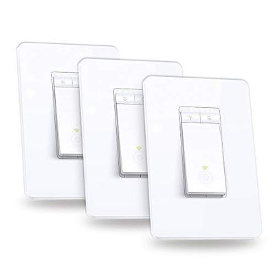 Kasa Smart Dimmer Switch by TP-Link (HS220P3) - Single Pole, Neutral Wire Required, 2.4GHz WiFi Light Switch for LED Lights, Works with Alexa and Google Assistant, UL Certified, 3-Pack $54.99 (Reg $79.99)