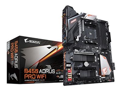 GIGABYTE B450 AORUS PRO Wi-Fi (AMD Ryzen AM4/ATX/M.2 Thermal Guard with Onboard Wi-Fi/HDMI/DVI/USB 3.1 Gen 2/DDR4/Motherboard) $99.99 (Reg $134.99)