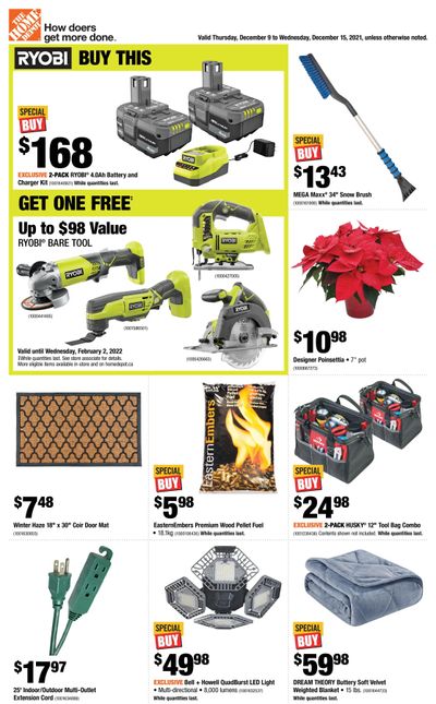 Home Depot (Atlantic) Flyer December 9 to 15