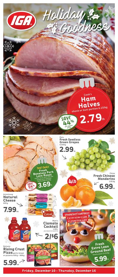IGA Stores of BC Flyer December 10 to 16