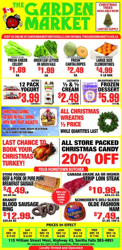 The Garden Market Flyer December 10 to 16