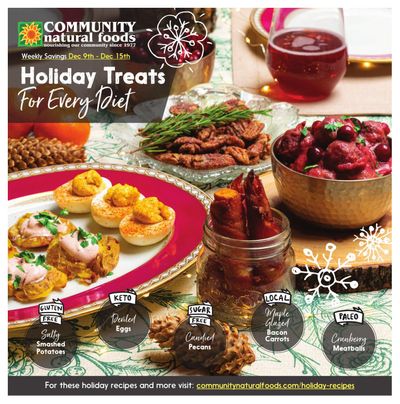Community Natural Foods Flyer December 9 to 15