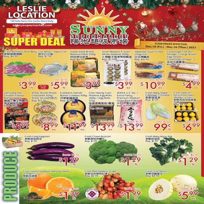 Sunny Supermarket (Leslie) Flyer December 10 to 16