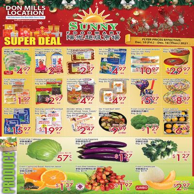 Sunny Foodmart (Don Mills) Flyer December 10 to 16