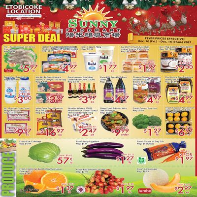 Sunny Foodmart (Etobicoke) Flyer December 10 to 16