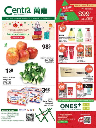 Centra Foods (Barrie) Flyer December 10 to 16