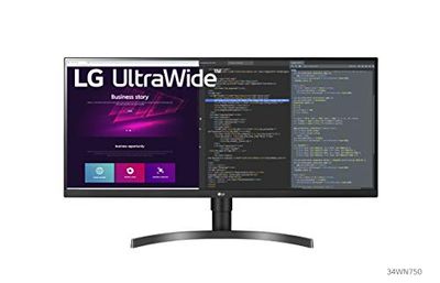 LG UltraWide 34WN750-B 34'' UltraWide QHD (3440 x 1440) IPS Monitor, Black $499.99 (Reg $649.99)