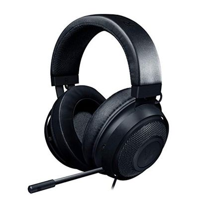 Razer Kraken Gaming Headset: Lightweight Aluminum Frame - Retractable Noise Isolating Microphone - For PC, PS4, PS5, Switch, Xbox One, Xbox Series X & S, Mobile - 3.5 mm Headphone Jack - Classic Black $82.67 (Reg $119.99)