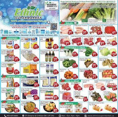 Ethnic Supermarket Flyer December 10 to 16