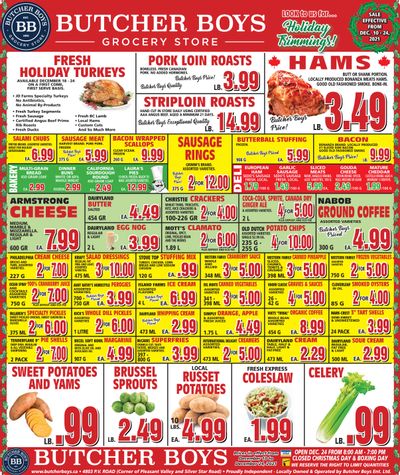 Butcher Boys Grocery Store Flyer December 10 to 24
