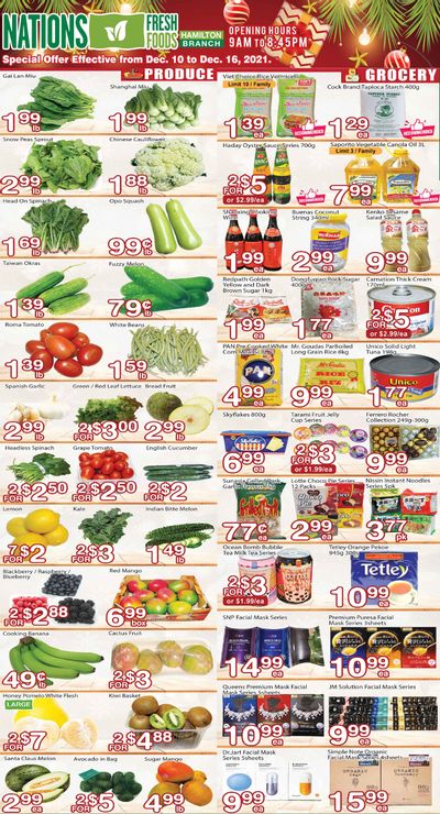 Nations Fresh Foods (Hamilton) Flyer December 10 to 16