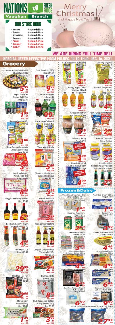 Nations Fresh Foods (Vaughan) Flyer December 10 to 16