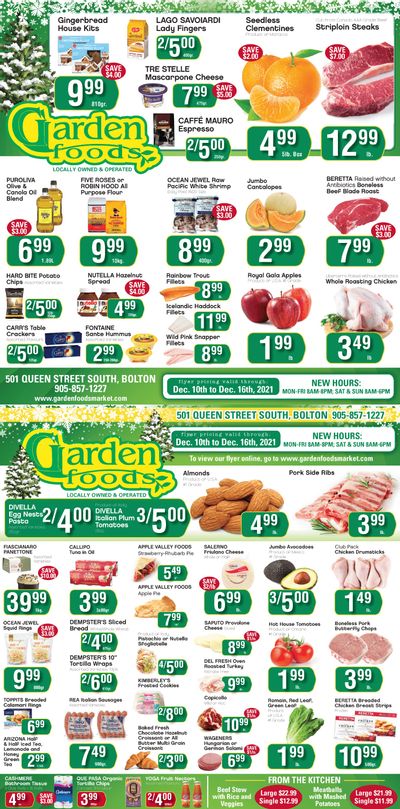 Garden Foods Flyer December 10 to 16