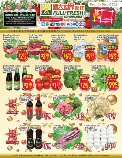 Full Fresh Supermarket Flyer December 10 to 16