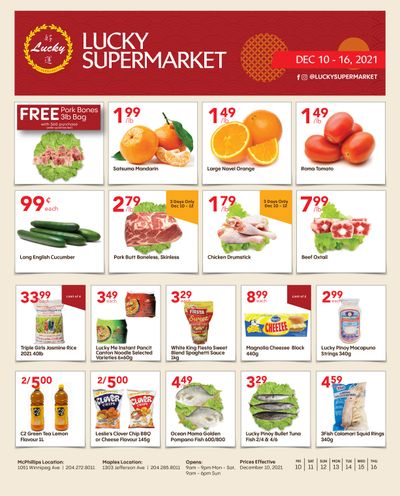 Lucky Supermarket (Winnipeg) Flyer December 10 to 16