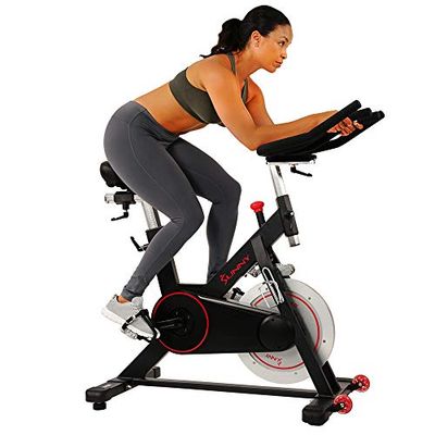 Sunny Health & Fitness Magnetic Belt Drive Indoor Cycling Bike with 44 lb Flywheel and Large Device Holder, Black, Model Number: SF-B1805 $614.38 (Reg $959.97) Sunny Health & Fitness Magnetic Belt Drive Indoor Cycling Bike with 44 lb Flywheel and Large Device Holder, Black, Model Number: SF-B1805 $614.38 (Reg $959.97)
