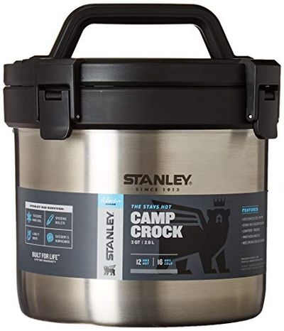 Stanley Adventure Stay Hot 3QT Camp Crock - Vacuum Insulated Stainless Steel Pot $57.7 (Reg $64.21)
