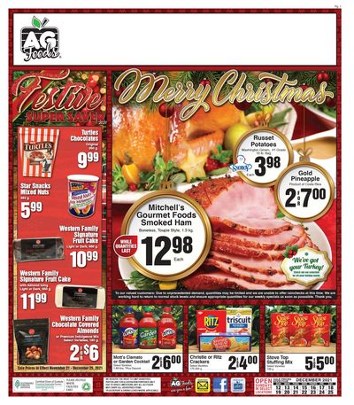 AG Foods Flyer December 12 to 25