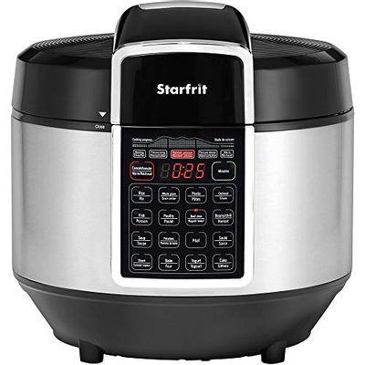 Starfrit 024600-002-0000 Electric Pressure Cooker, 8 Quarts, Black $69.99 (Reg $166.52)