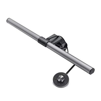 BenQ ScreenBar Plus e-Reading LED Monitor Light with Desktop Dial, Auto-Dimming and Hue Adjustment, No Screen Glare, Space Saving, Matte Black, USB Powered (ScreenBar Plus_Silver) $191.18 (Reg $219.99)
