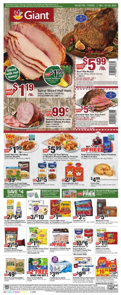Giant Food (DE, MD, VA) Weekly Ad Flyer December 11 to December 18