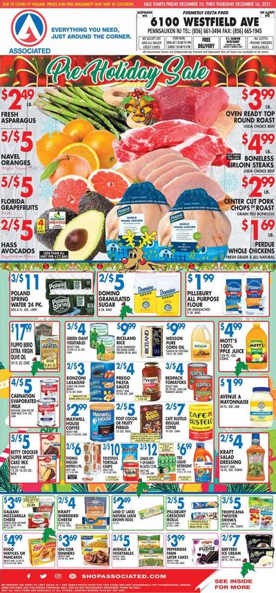 Associated Supermarkets (NY) Weekly Ad Flyer December 11 to December 18