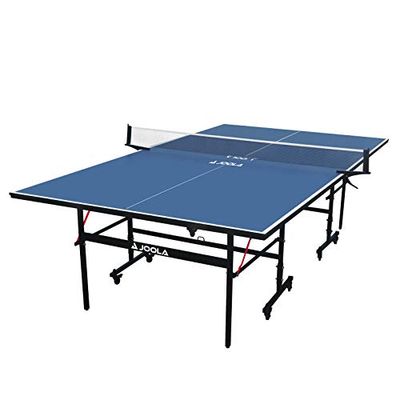 JOOLA Inside - Professional MDF Indoor Table Tennis Table with Quick Clamp Ping Pong Net and Post Set - 10 Minute Easy Assembly - Ping Pong Table with Single Player Playback Mode $366.9 (Reg $461.43)