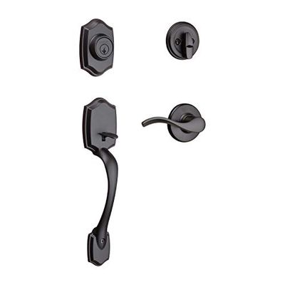 Weiser Brentwood Handleset with SmartKey, Matte Black $83.85 (Reg $100.99)
