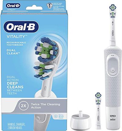 Oral-B Vitality Dual Clean Electric Rechargeable Toothbrush with 2 Brush Heads $17.47 (Reg $25.97)