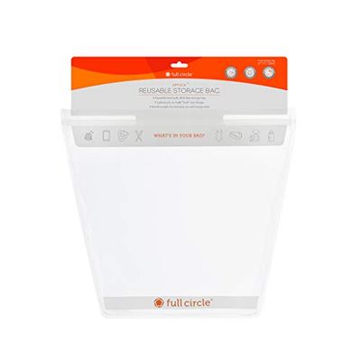 Full Circle ZipTuck Storage Size Reusable Bag, Clear $7.99 (Reg $13.50)