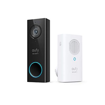 eufy Security, Wi-Fi Video Doorbell with 2K HD, 2-Way Audio (Requires Existing Doorbell Wires, 16-24 VAC, 30 VA or Above) $159.99 (Reg $239.99)