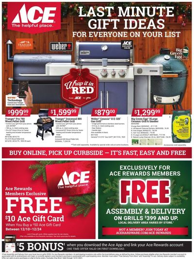 ACE Hardware Weekly Ad Flyer December 13 to December 20