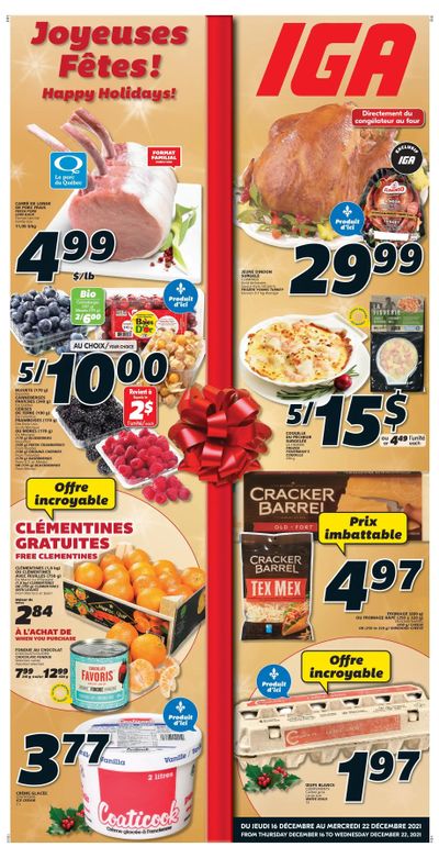 IGA (QC) Flyer December 16 to 22