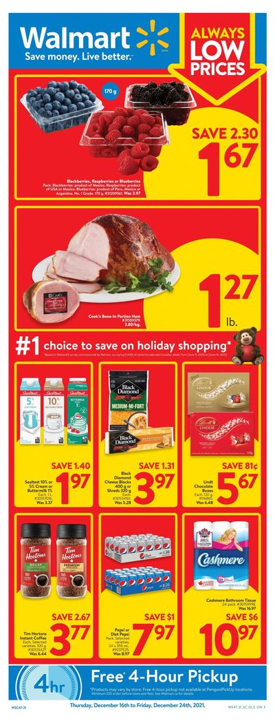 Walmart (ON) Flyer December 16 to 24