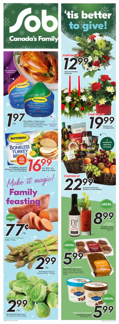 Sobeys (ON) Flyer December 16 to 22