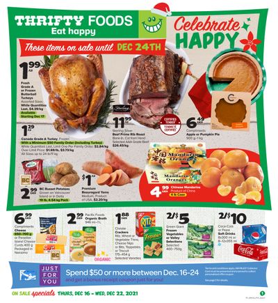 Thrifty Foods Flyer December 16 to 22
